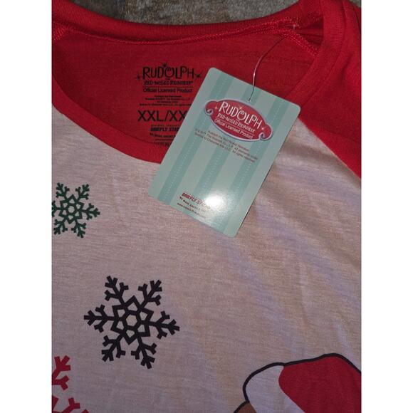 Jammies for Your Families Womens Sz XXL Licensed Rudolph Christmas Pajama Set - Picture 3 of 3